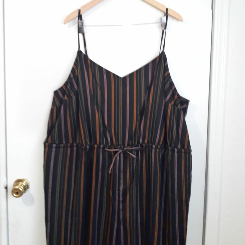 🆕️ AVA & VIV | Wide Leg Crop Jumpsuit - Picture 3 of 16